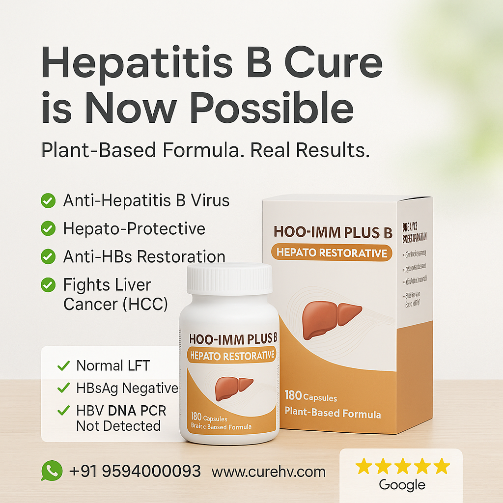 Hepatitis B Cure is Now Possible — HOO-IMM PLUS B